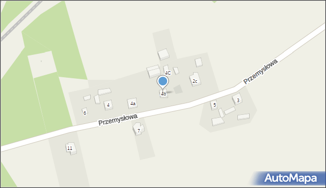 Szlachta, Przemysłowa, 4b, mapa Szlachta