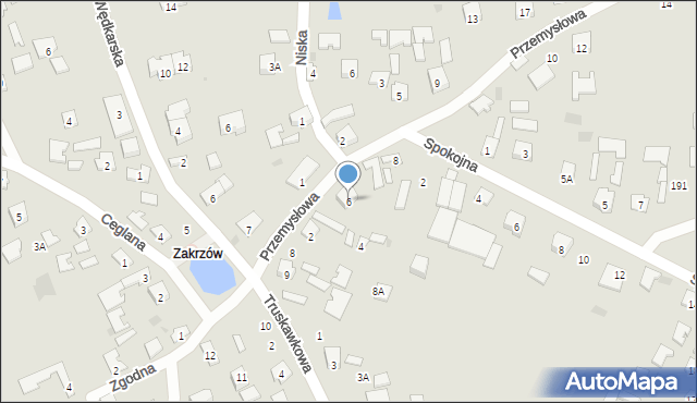 Tarnobrzeg, Przemysłowa, 6, mapa Tarnobrzegu