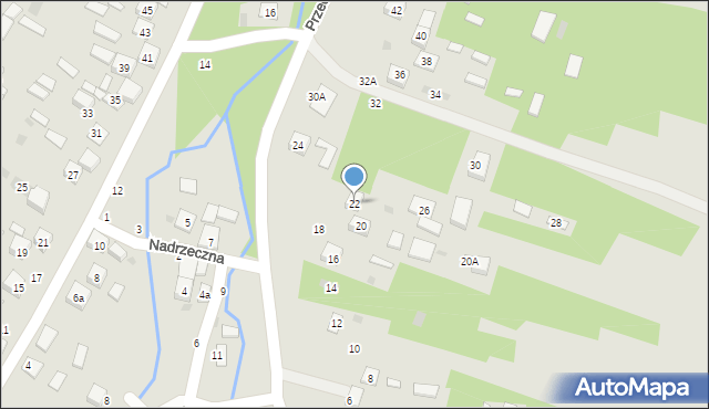 Tarnogród, Przedmieście Płuskie Wschód, 22, mapa Tarnogród