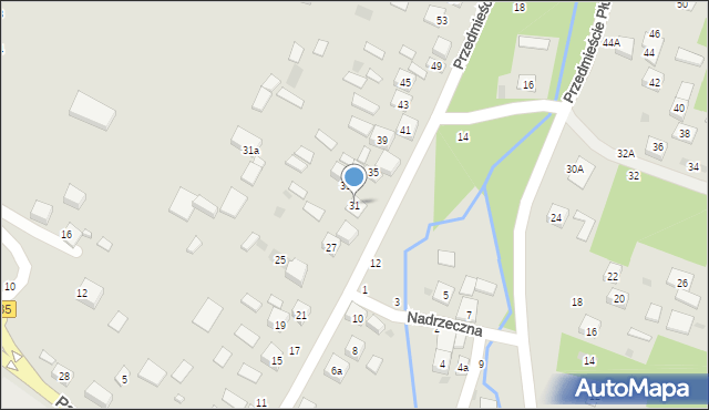 Tarnogród, Przedmieście Płuskie Zachód, 31, mapa Tarnogród