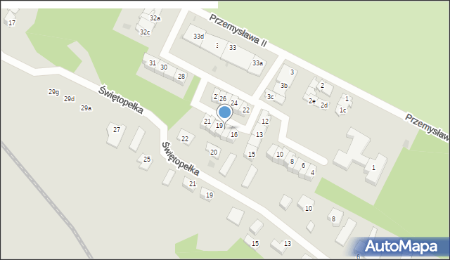 Tczew, Przemysława II, 18, mapa Tczew