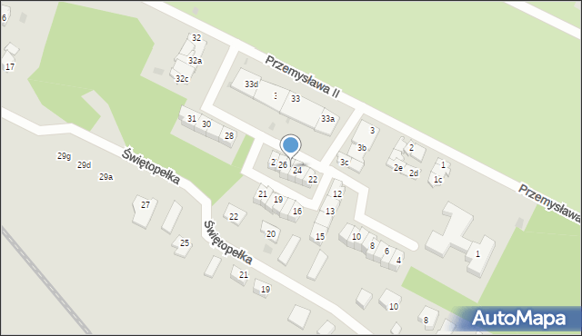 Tczew, Przemysława II, 25, mapa Tczew