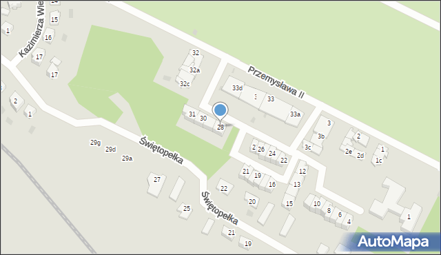 Tczew, Przemysława II, 28, mapa Tczew