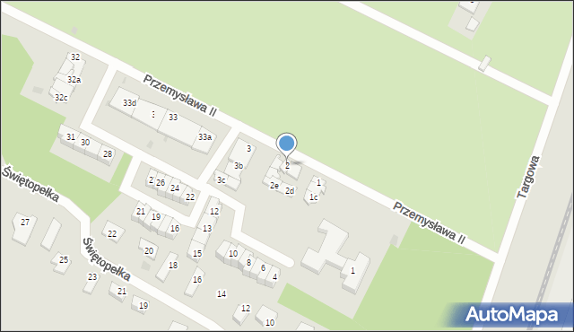 Tczew, Przemysława II, 2b, mapa Tczew