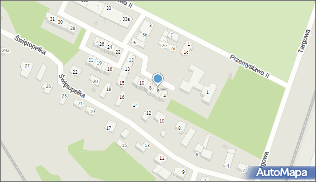 Tczew, Przemysława II, 6, mapa Tczew