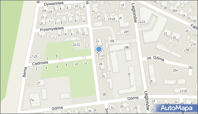 Tomaszów Mazowiecki, Przędzalniana, 27, mapa Tomaszów Mazowiecki