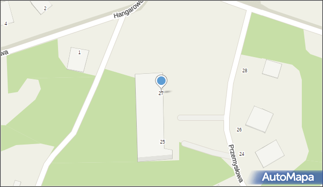 Tomaszowo, Przemysłowa, 27, mapa Tomaszowo