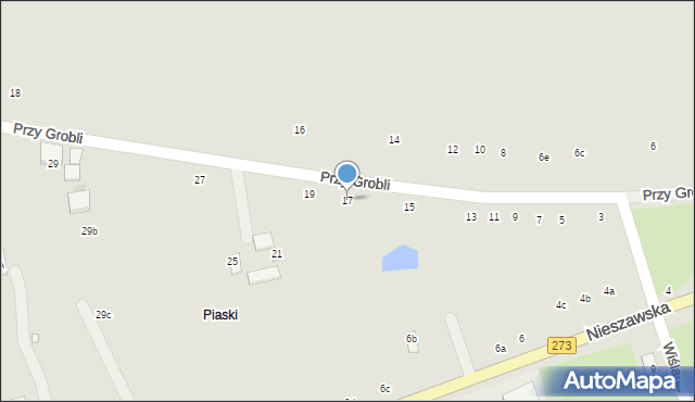 Toruń, Przy Grobli, 17, mapa Torunia