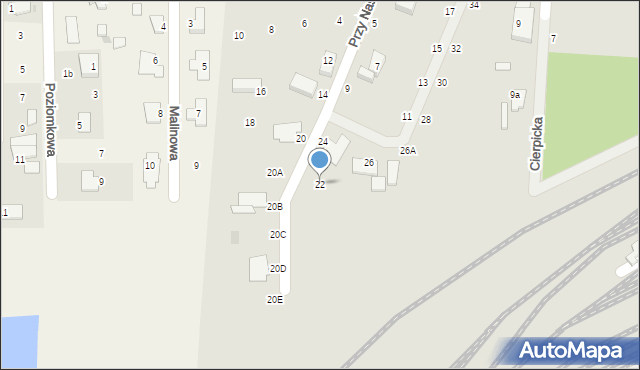 Toruń, Przy Nasypie, 22, mapa Torunia