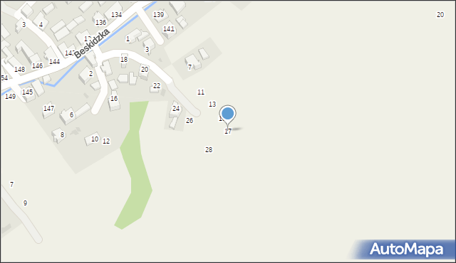 Trzebinia, Promienista, 17, mapa Trzebinia