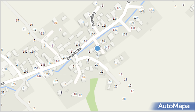 Trzebinia, Promienista, 3, mapa Trzebinia