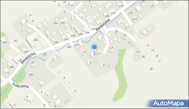 Trzebinia, Promienista, 6, mapa Trzebinia