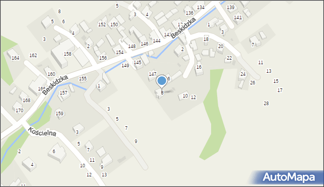 Trzebinia, Promienista, 8, mapa Trzebinia