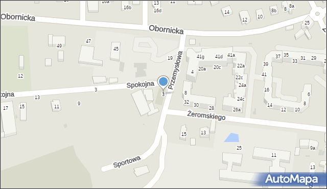 Trzebnica, Przemysłowa, 3, mapa Trzebnica