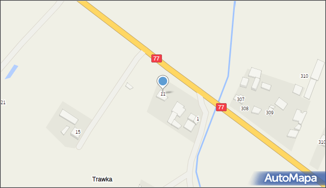 Tuczempy, Przemyska, 11, mapa Tuczempy