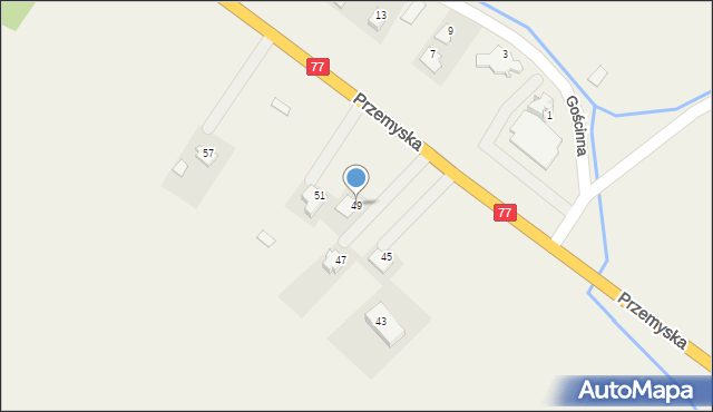 Tuczempy, Przemyska, 49, mapa Tuczempy