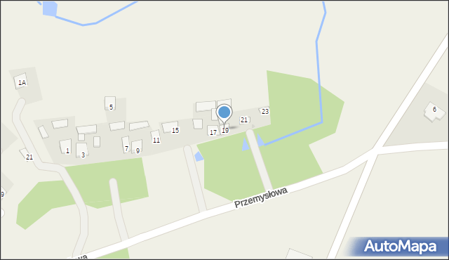 Turbia, Przemysłowa, 19, mapa Turbia