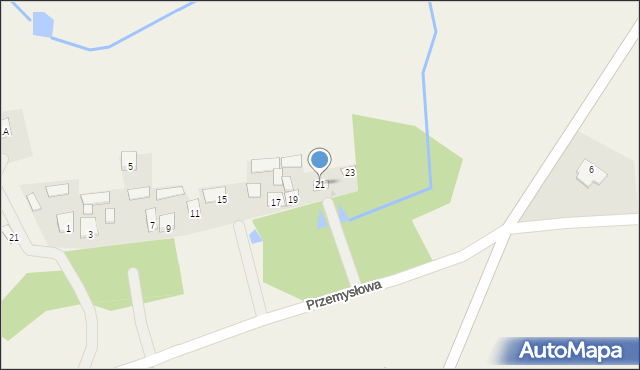 Turbia, Przemysłowa, 21, mapa Turbia