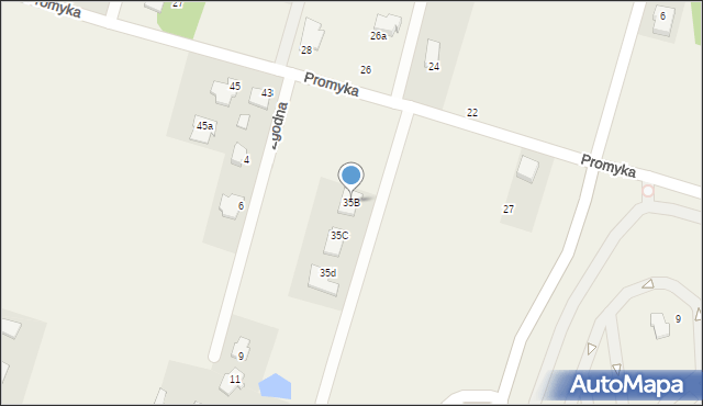 Urzut, Promyka, 35B, mapa Urzut