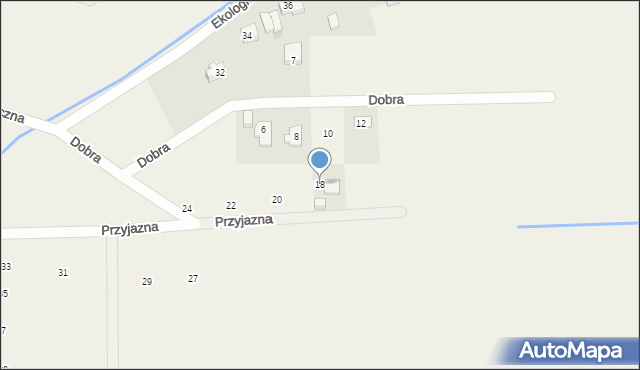 Urzut, Przyjazna, 18, mapa Urzut