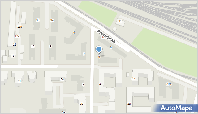 Warszawa, Przeworska, 6, mapa Warszawy