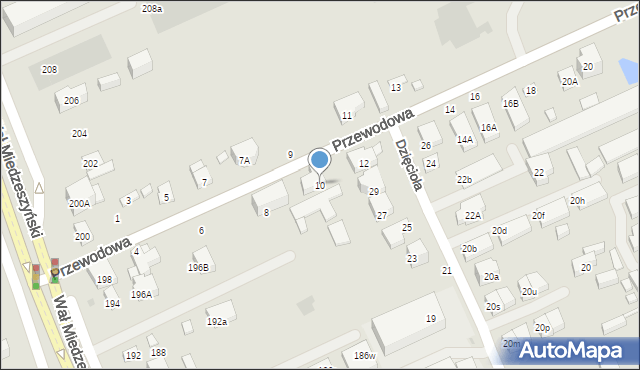 Warszawa, Przewodowa, 10, mapa Warszawy