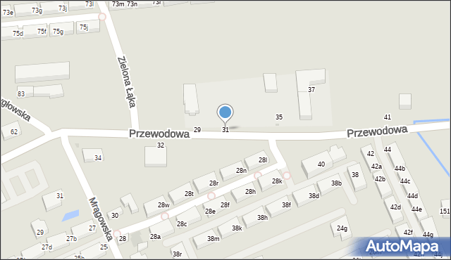 Warszawa, Przewodowa, 31, mapa Warszawy