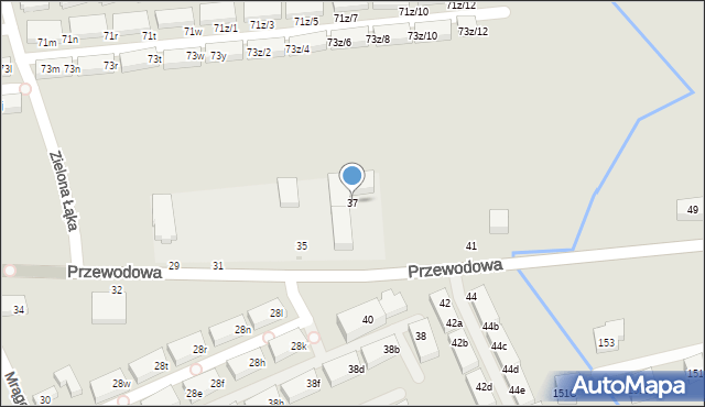 Warszawa, Przewodowa, 37, mapa Warszawy