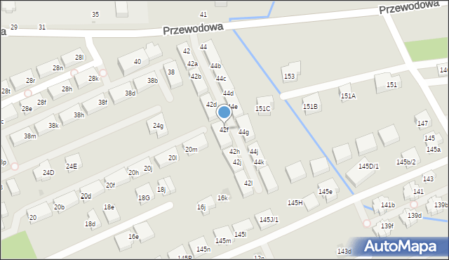 Warszawa, Przewodowa, 42f, mapa Warszawy