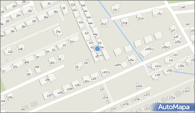 Warszawa, Przewodowa, 42l, mapa Warszawy