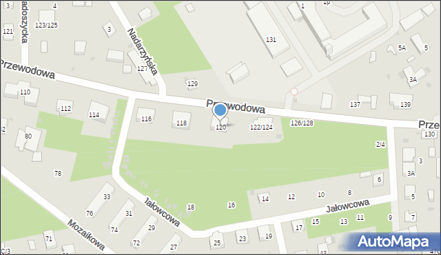 Warszawa, Przewodowa, 120, mapa Warszawy