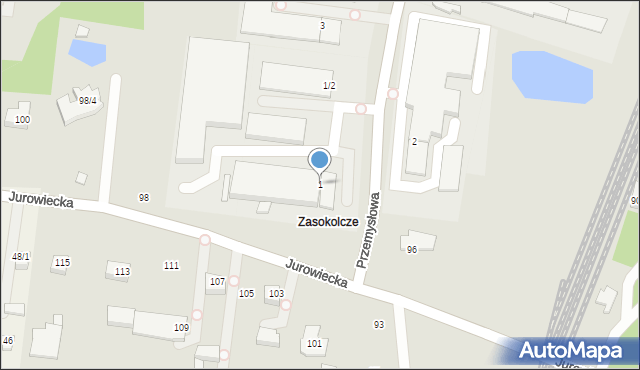 Wasilków, Przemysłowa, 1, mapa Wasilków