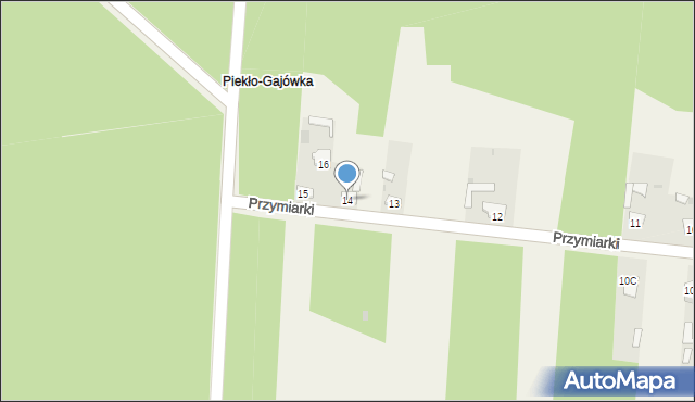 Wąsosz, Przymiarki, 14, mapa Wąsosz