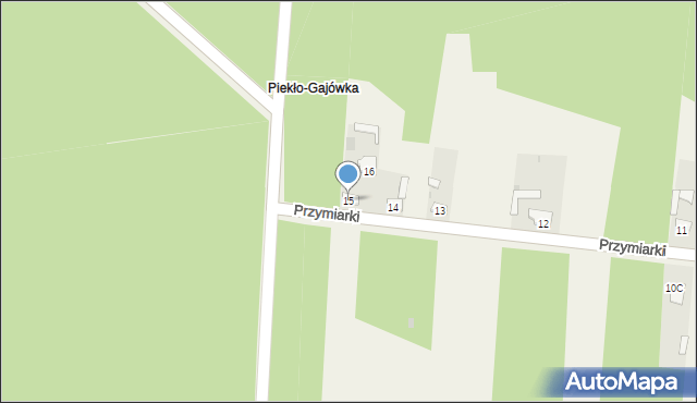 Wąsosz, Przymiarki, 15, mapa Wąsosz