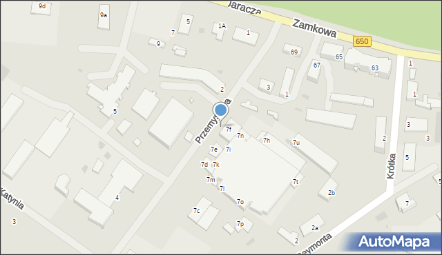 Węgorzewo, Przemysłowa, 71, mapa Węgorzewo