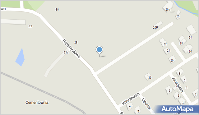 Wejherowo, Przemysłowa, 26a, mapa Wejherowo