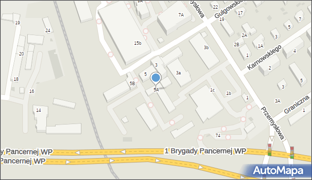 Wejherowo, Przemysłowa, 5A, mapa Wejherowo