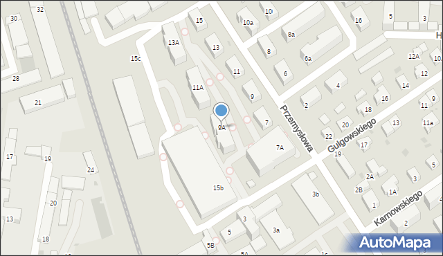 Wejherowo, Przemysłowa, 9A, mapa Wejherowo