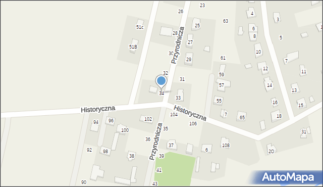 Wielgolas Duchnowski, Przyrodnicza, 34, mapa Wielgolas Duchnowski