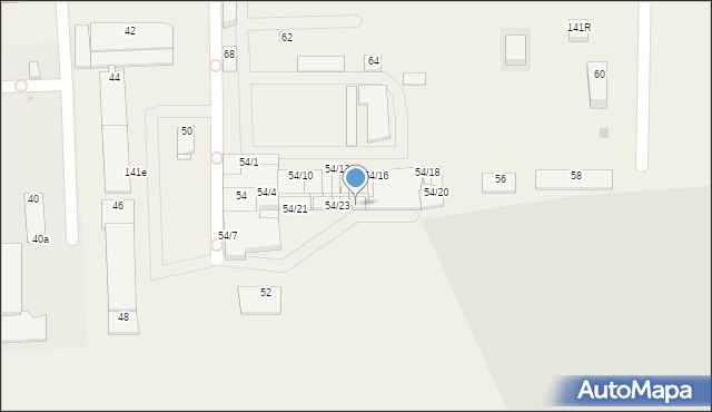 Wola Rębkowska, Przemysłowa, 54/25, mapa Wola Rębkowska