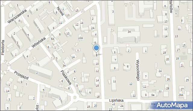 Wołomin, Prądzyńskiego Ignacego, gen., 8, mapa Wołomin