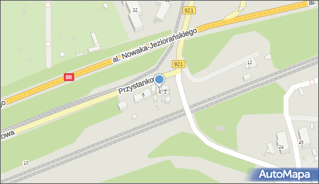 Zabrze, Przystankowa, 4, mapa Zabrza