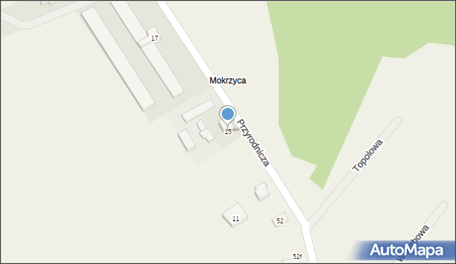 Żarowo, Przyrodnicza, 15, mapa Żarowo