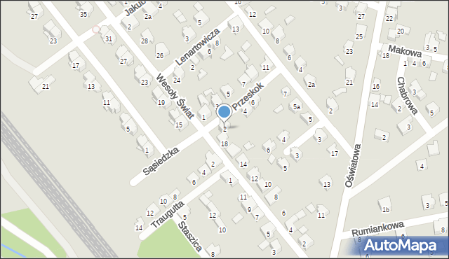 Zawiercie, Przeskok, 2, mapa Zawiercie