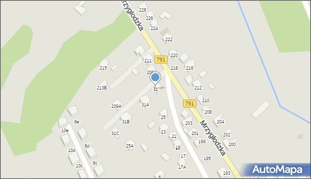 Zawiercie, Przesmyk, 31, mapa Zawiercie