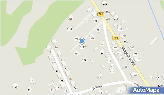 Zawiercie, Przesmyk, 31B, mapa Zawiercie