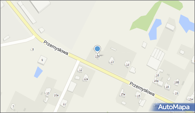 Zawodzie, Przemysłowa, 12b, mapa Zawodzie