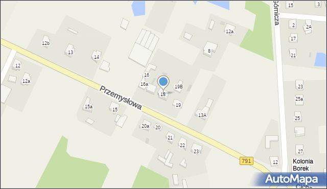 Zawodzie, Przemysłowa, 18, mapa Zawodzie