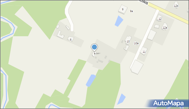 Zawodzie, Przemysłowa, 7, mapa Zawodzie