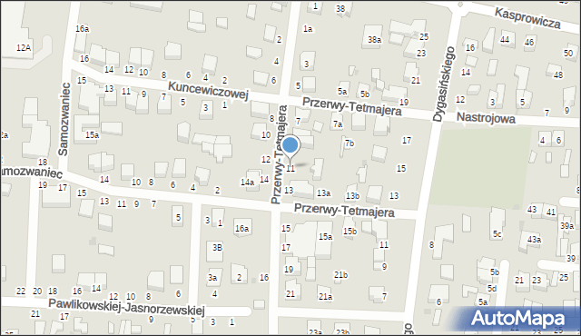 Zgierz, Przerwy-Tetmajera Kazimierza, 11, mapa Zgierz